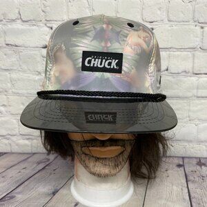 Original Chuck Floral Hat Rope Cap Snapback Tinted Plastic Visor Hawaiian Hawaii